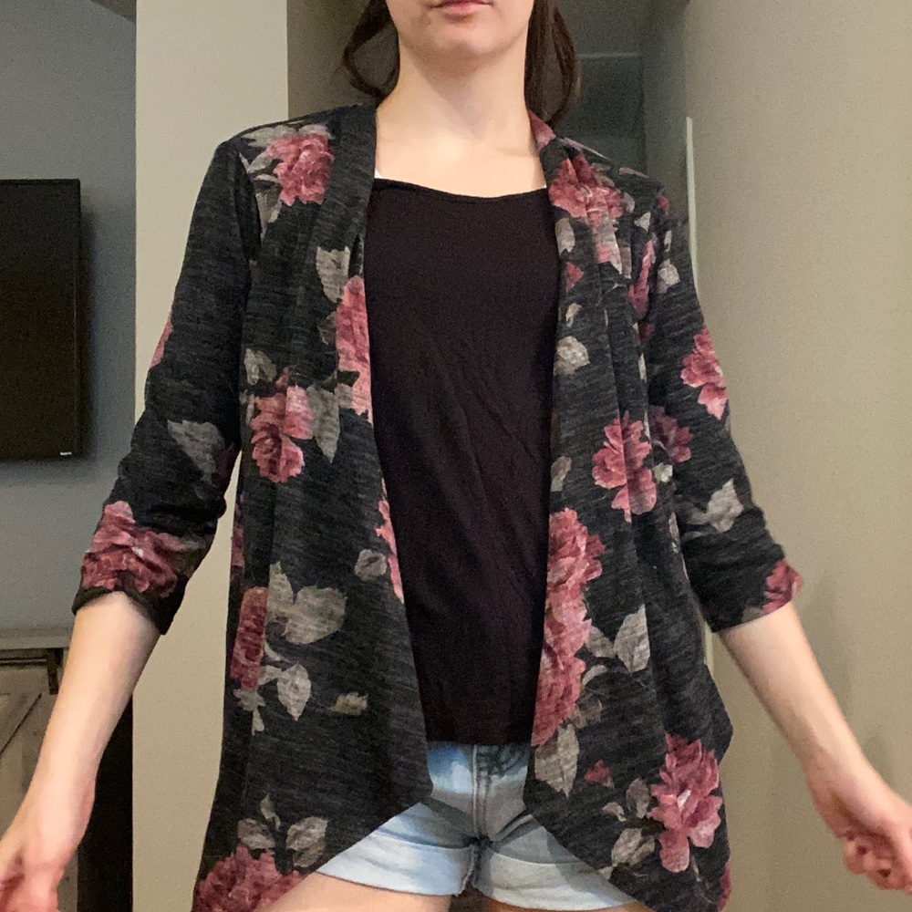 Floral cardigan